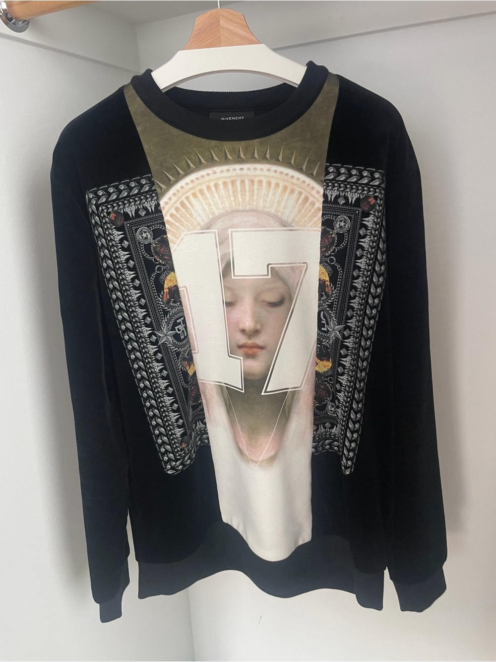 Givenchy SS2013 Velour Madonna Sweatshirt